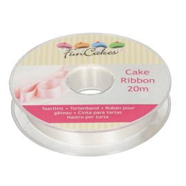 cake ribbon - ivoor 